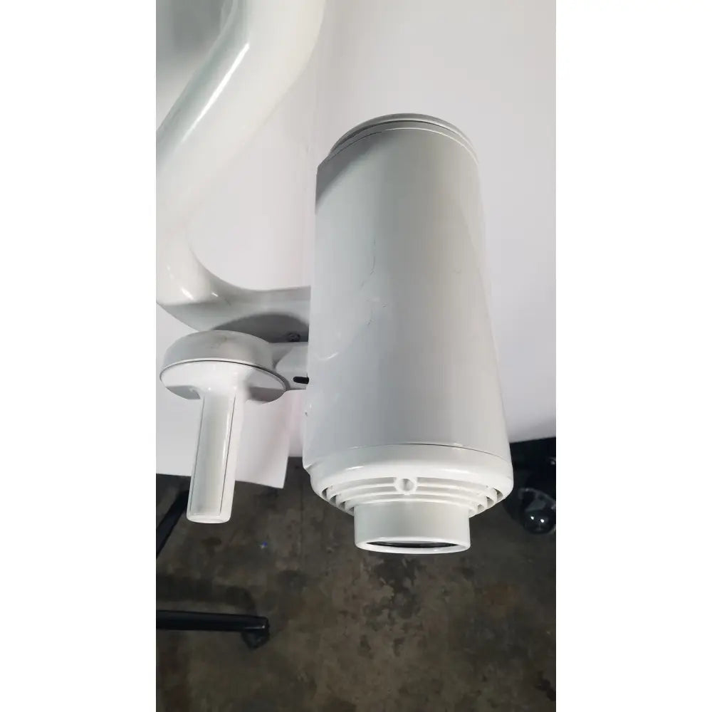 White cylindrical water filter with smooth plastic surface designed for ritter midmark 354-022 portable surgery procedure light