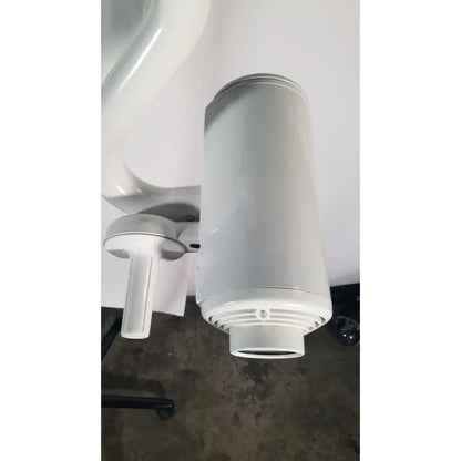 White cylindrical water filter with smooth plastic surface designed for ritter midmark 354-022 portable surgery procedure light