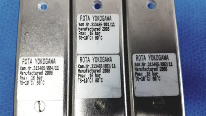 Yokogawa Rota Yokogawa PMAX 16 Bar Triple Gauge Flow Meter – 2020 Model Flow Meter, second-hand product photo 4