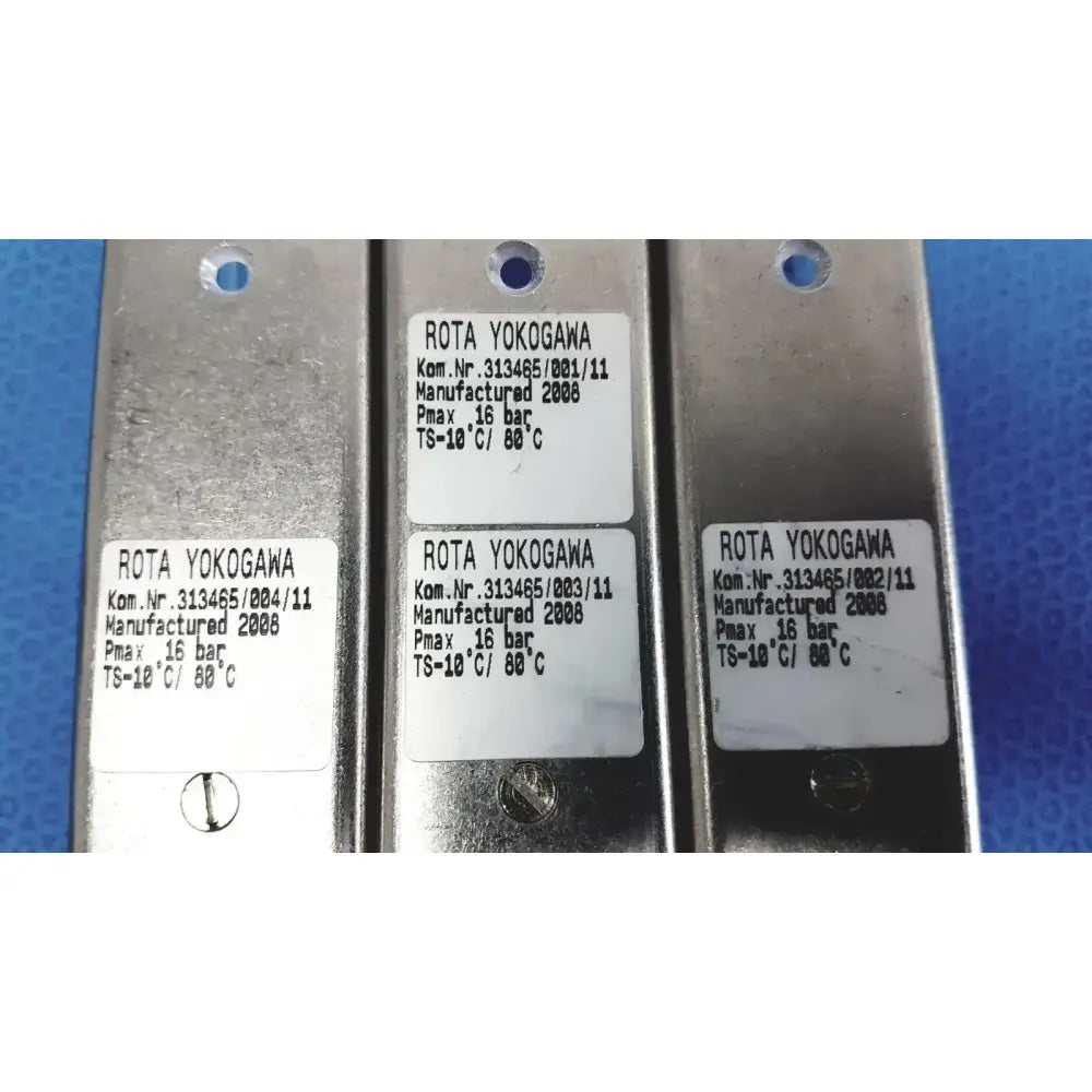 Yokogawa Rota Yokogawa PMAX 16 Bar Triple Gauge Flow Meter – 2020 Model Flow Meter, second-hand product photo 4