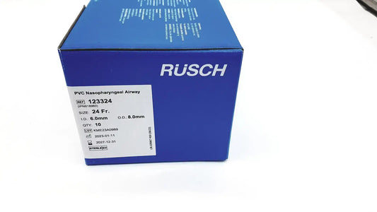 Rusch PVC Nasopharyngeal Airway Size 24 Fr. Ref: 123324 QTY 10 Nasopharyngeal Airway, new product photo 1