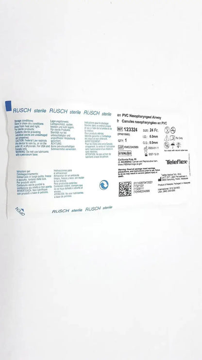 Rusch PVC Nasopharyngeal Airway Size 24 Fr. Ref: 123324 QTY 10 Nasopharyngeal Airway, second-hand product photo 7