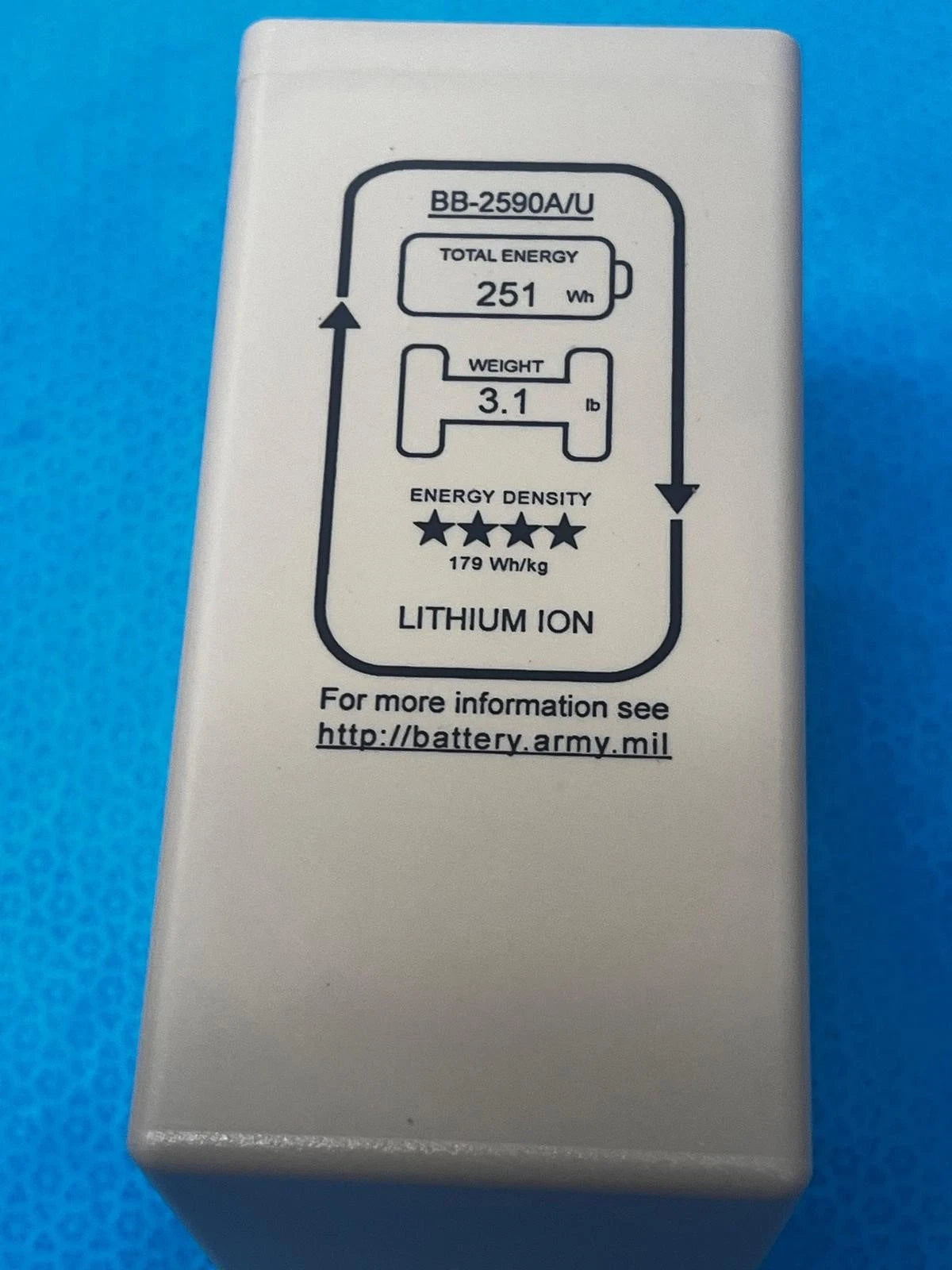 Bren-Tronics BB-2590A/U Lithium-Ion Rechargeable Battery