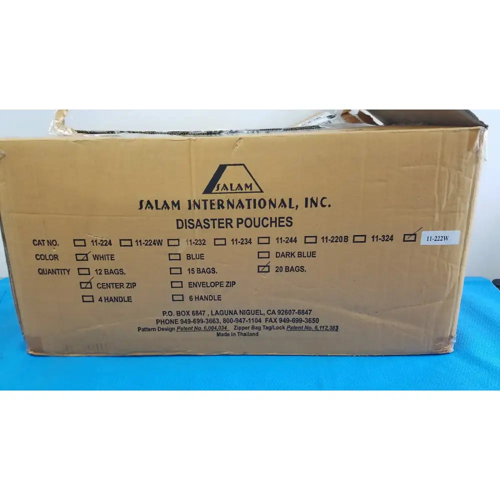 Reuse Medical Salam International Disaster Pouch Body Bag Mortuary Bag White Center Zip Other Medical & Lab Equipment, second-hand product photo 1