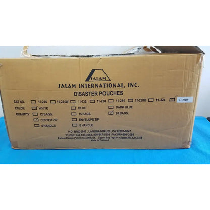 Reuse Medical Salam International Disaster Pouch Body Bag Mortuary Bag White Center Zip Other Medical & Lab Equipment, second-hand product photo 1