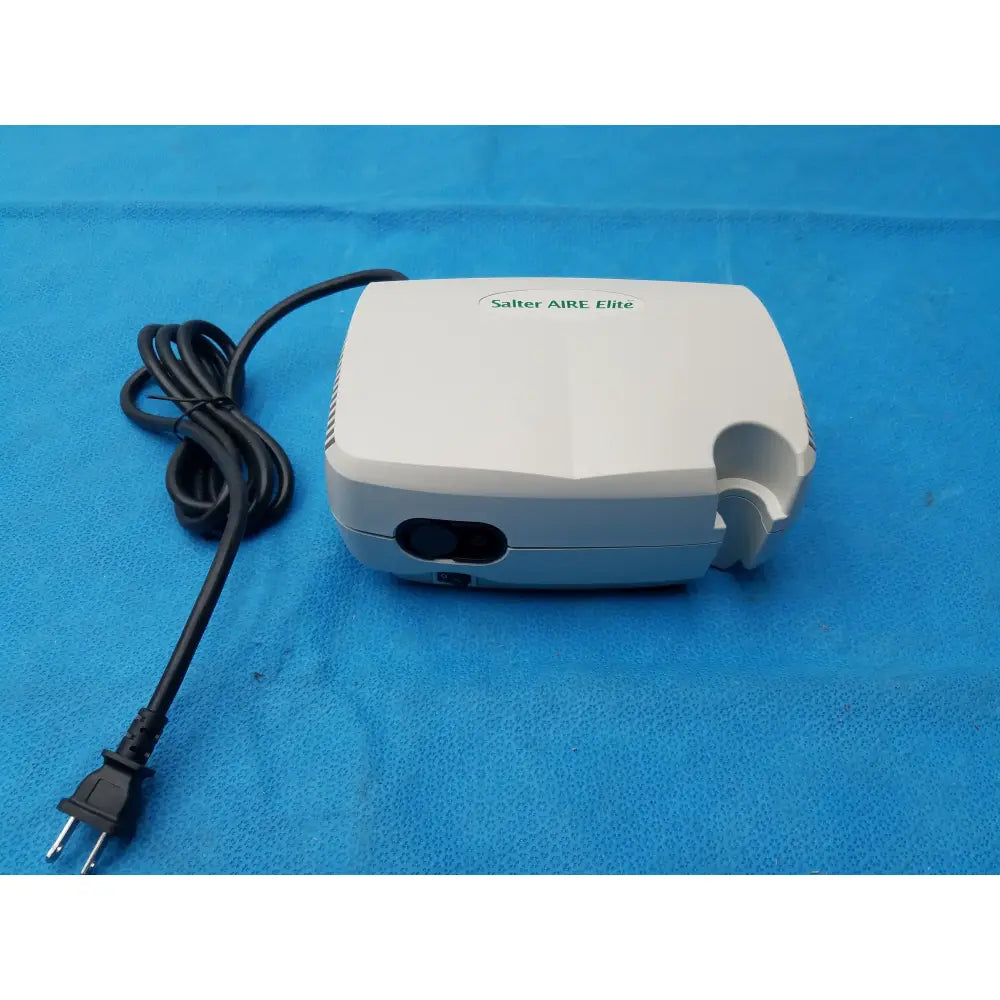 White salter labs aire elite compressor nebulizer with black power cord and plug, ref 8350-1 product image