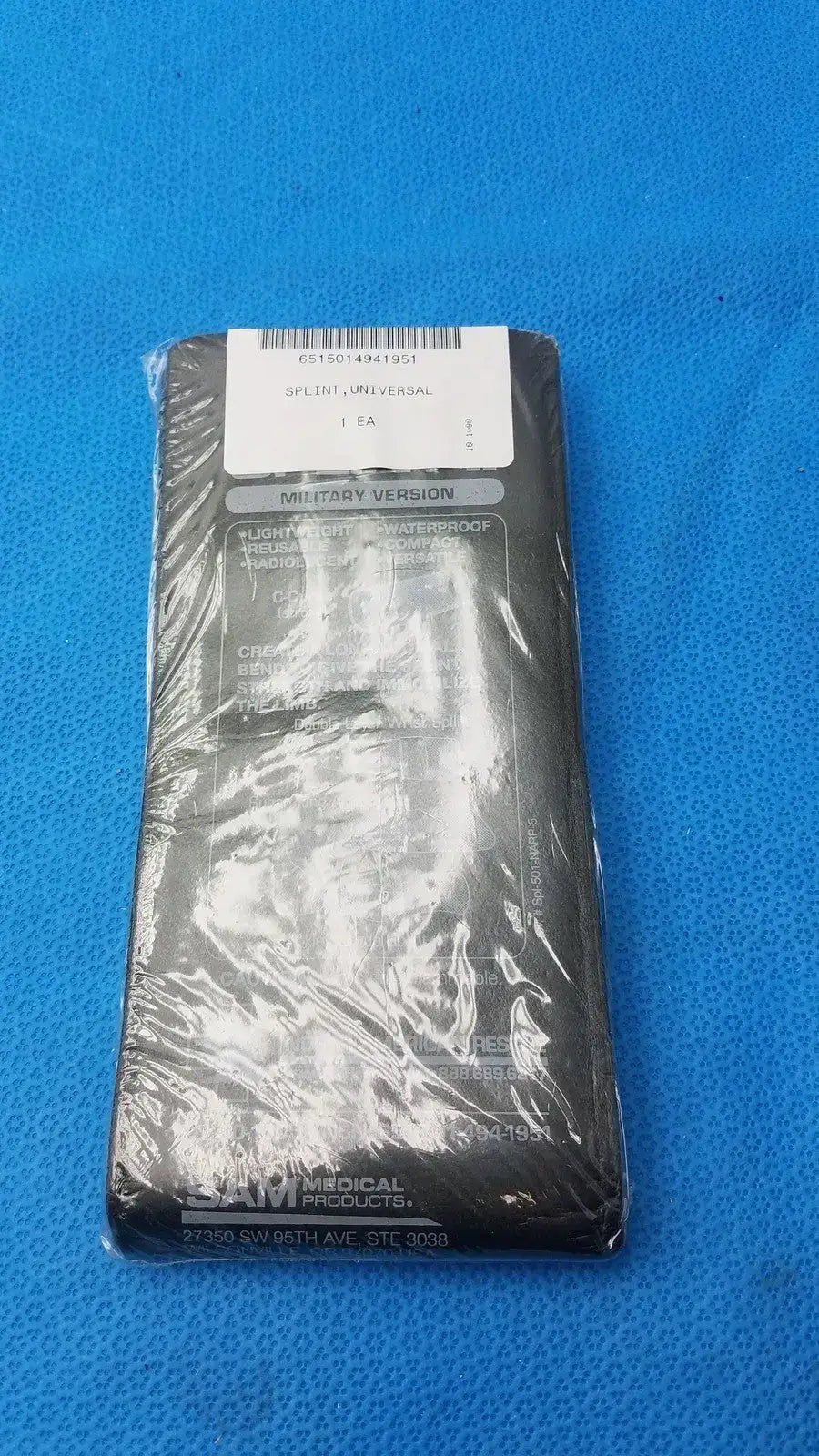 Sam Medical Products Universal Splint PN 50-1005 Immobilization Splint, second-hand product photo 2