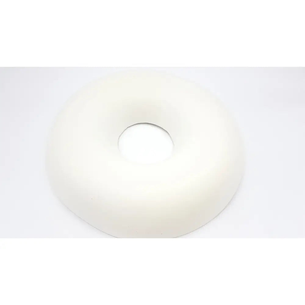 White plush donut-shaped cushion sammons preston aa3940 ring cushion soft comfortable for support and relief