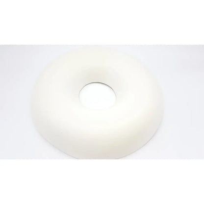 White plush donut-shaped cushion sammons preston aa3940 ring cushion soft comfortable for support and relief