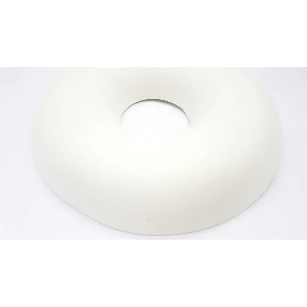White donut-shaped plush cushion featuring sammons preston aa3940 ring design for soft comfortable support