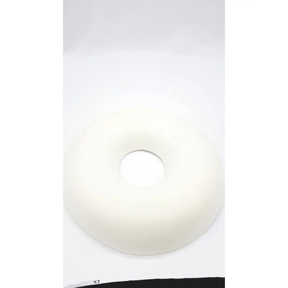 Sammons preston aa3940 ring cushion is a white, smooth, soft donut-shaped cushion designed for comfort and support