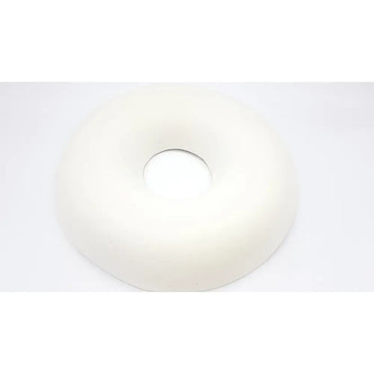Sammons preston aa3940 ring cushion in white features a soft textured donut shape for comfortable seating support