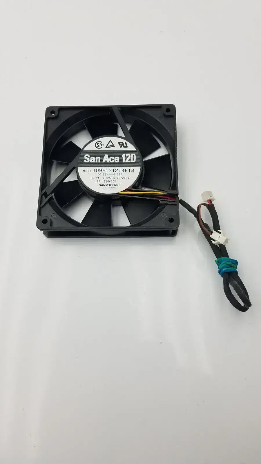 San Ace 120 Model 109P1212TAF13 DC Axial Fan, second-hand product photo 1