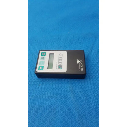 Black rectangular digital ph meter with white display panel green buttons and sandhill brand for sandhill scientific gerd recorder