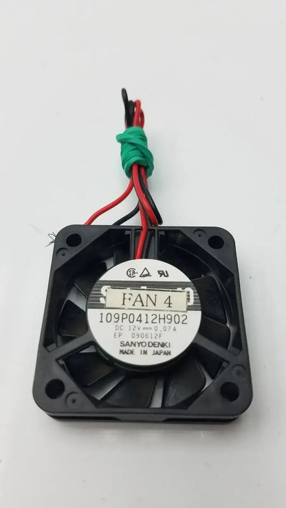 Sanyo Denki Cooling Fan 4 109P0412H902, 40x10mm 12VDC DC Axial Fan, second-hand product photo 6