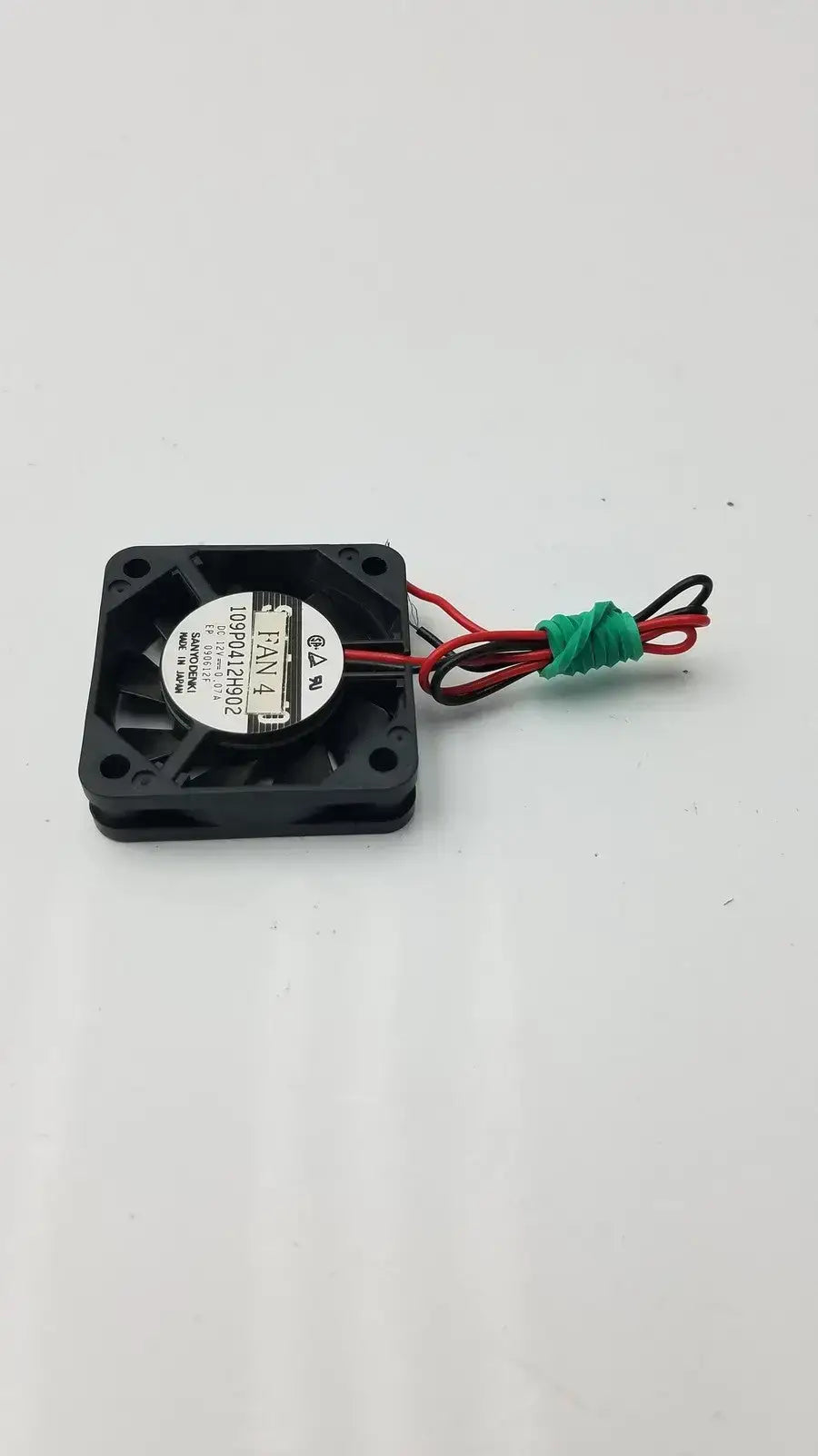 Sanyo Denki Cooling Fan 4 109P0412H902, 40x10mm 12VDC DC Axial Fan, second-hand product photo 3