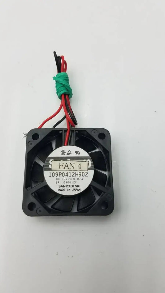 Sanyo Denki Cooling Fan 4 109P0412H902, 40x10mm 12VDC DC Axial Fan, second-hand product photo 1