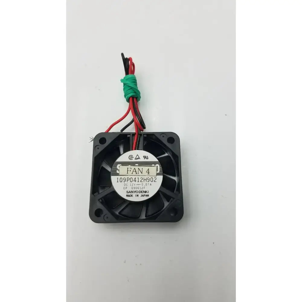 Sanyo Denki Cooling Fan 4 109P0412H902, 40x10mm 12VDC DC Axial Fan, second-hand product photo 1