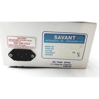 SAVANT GEL PUMP GP100 Gel Pump, second-hand product photo 3