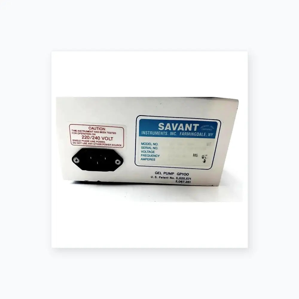 SAVANT GEL PUMP GP100 Gel Pump, second-hand product photo 3