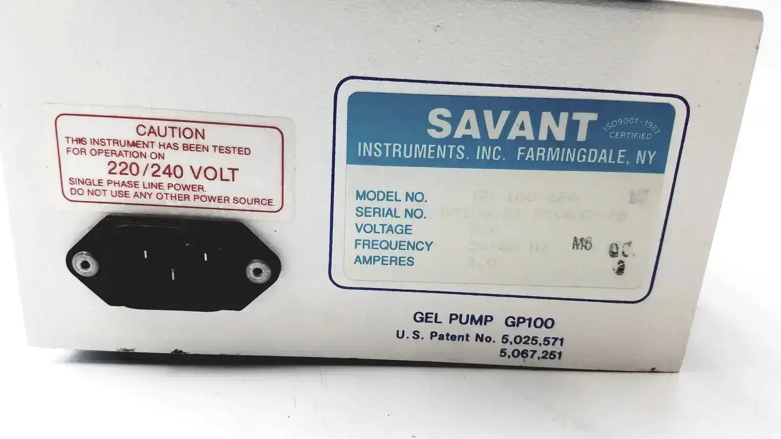 SAVANT GEL PUMP GP100 Gel Pump, second-hand product photo 3
