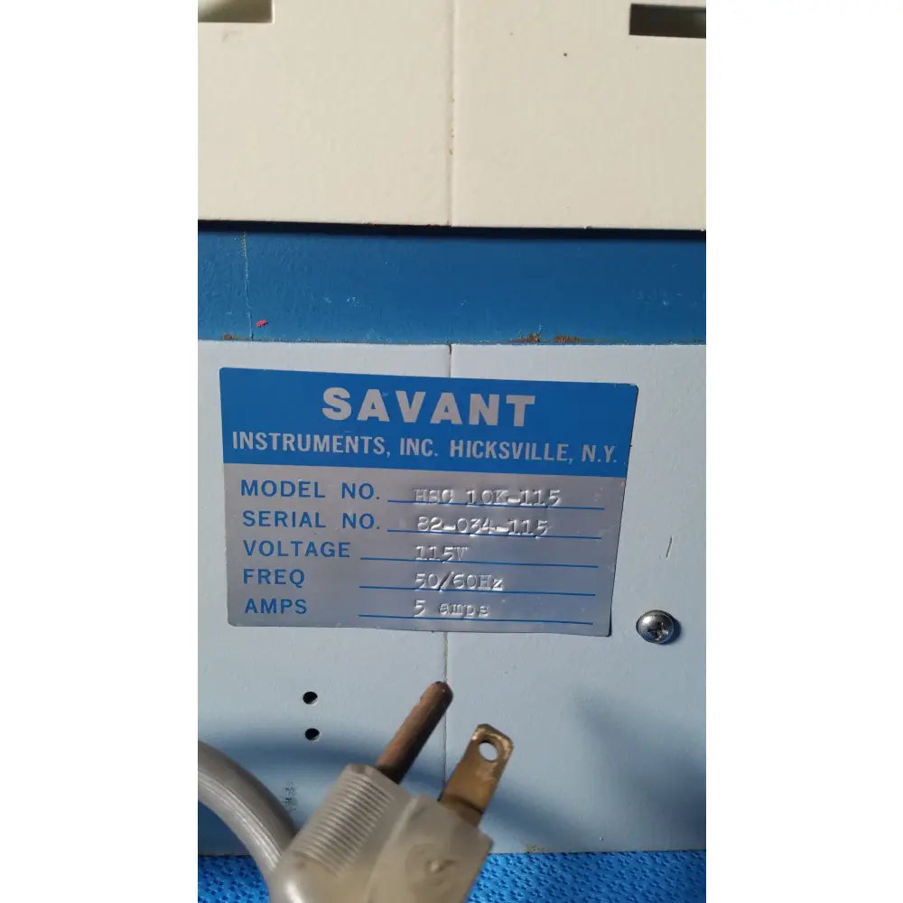 Savant HSC 10K-115 High Speed Centrifuge High Speed Centrifuge, second-hand product photo 14