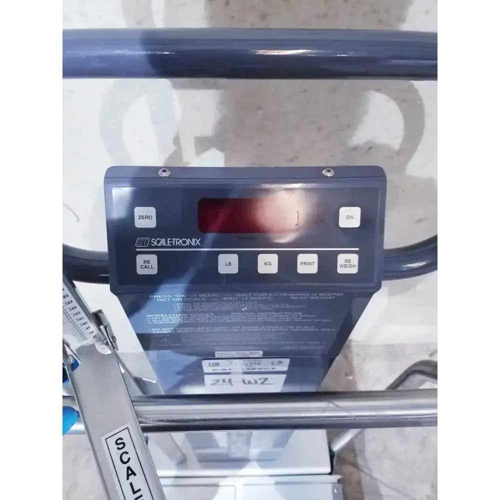 Scale-Tronix Model 6002 Wheelchair Portable Weight Scale - Untested Wheelchair Scale, as-is (for parts) product photo 6