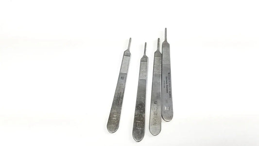 Reuse Medical Scalpel Blade Handles Miltex, Henry Schein, Mueller Stainless Surgical & Orthopedic Instruments, second-hand product photo 1