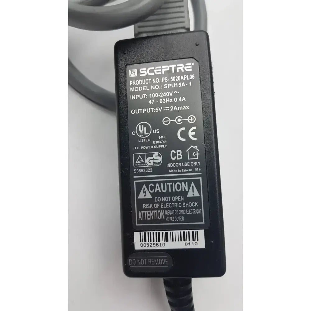 Sceptre SPU15A-1 15W Desktop Switching Power Supply With Cable Switching Power Supply, second-hand product photo 4