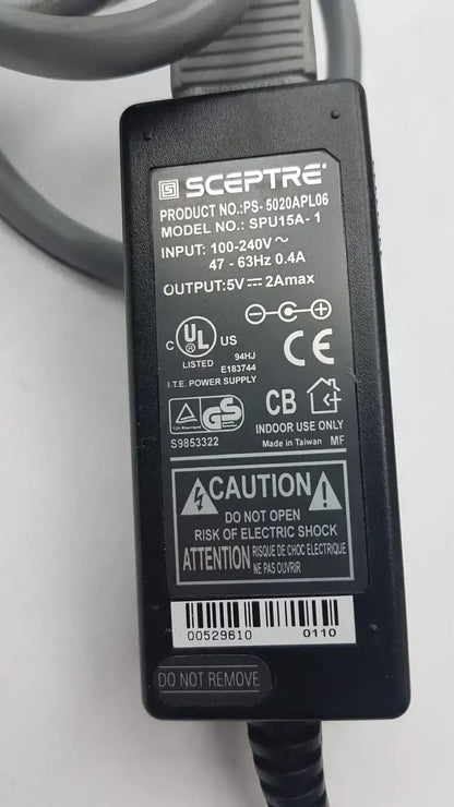 Sceptre SPU15A-1 15W Desktop Switching Power Supply With Cable Switching Power Supply, second-hand product photo 4