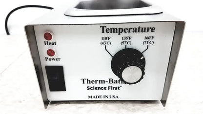 Science First Therm-Bath 120V Water Bath with Thermostat Laboratory Water Bath, second-hand product photo 1