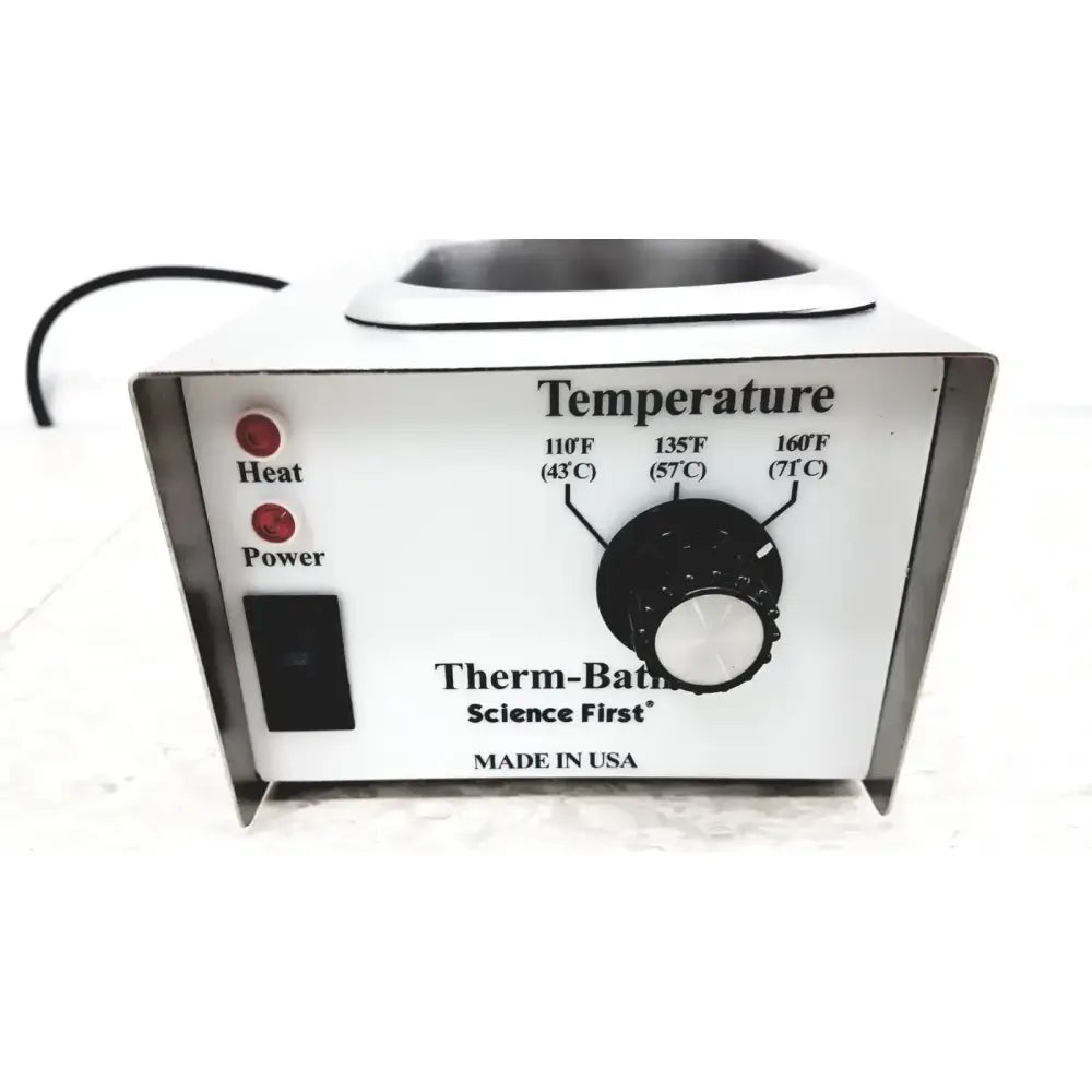 Science First Therm-Bath 120V Water Bath with Thermostat Laboratory Water Bath, second-hand product photo 1