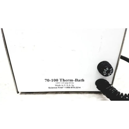 Science First Therm-Bath 120V Water Bath with Thermostat Laboratory Water Bath, second-hand product photo 5
