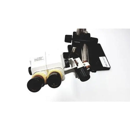 Black and white ssz stereo zoom surgical microscope with dual eyepieces and adjustable arms for precision use