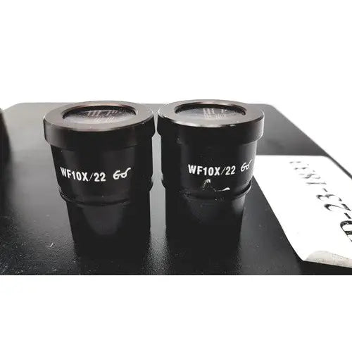 Black wf10x/22 6x microscope objectives with matte finish and white engravings for ssz stereo zoom binocular microscope