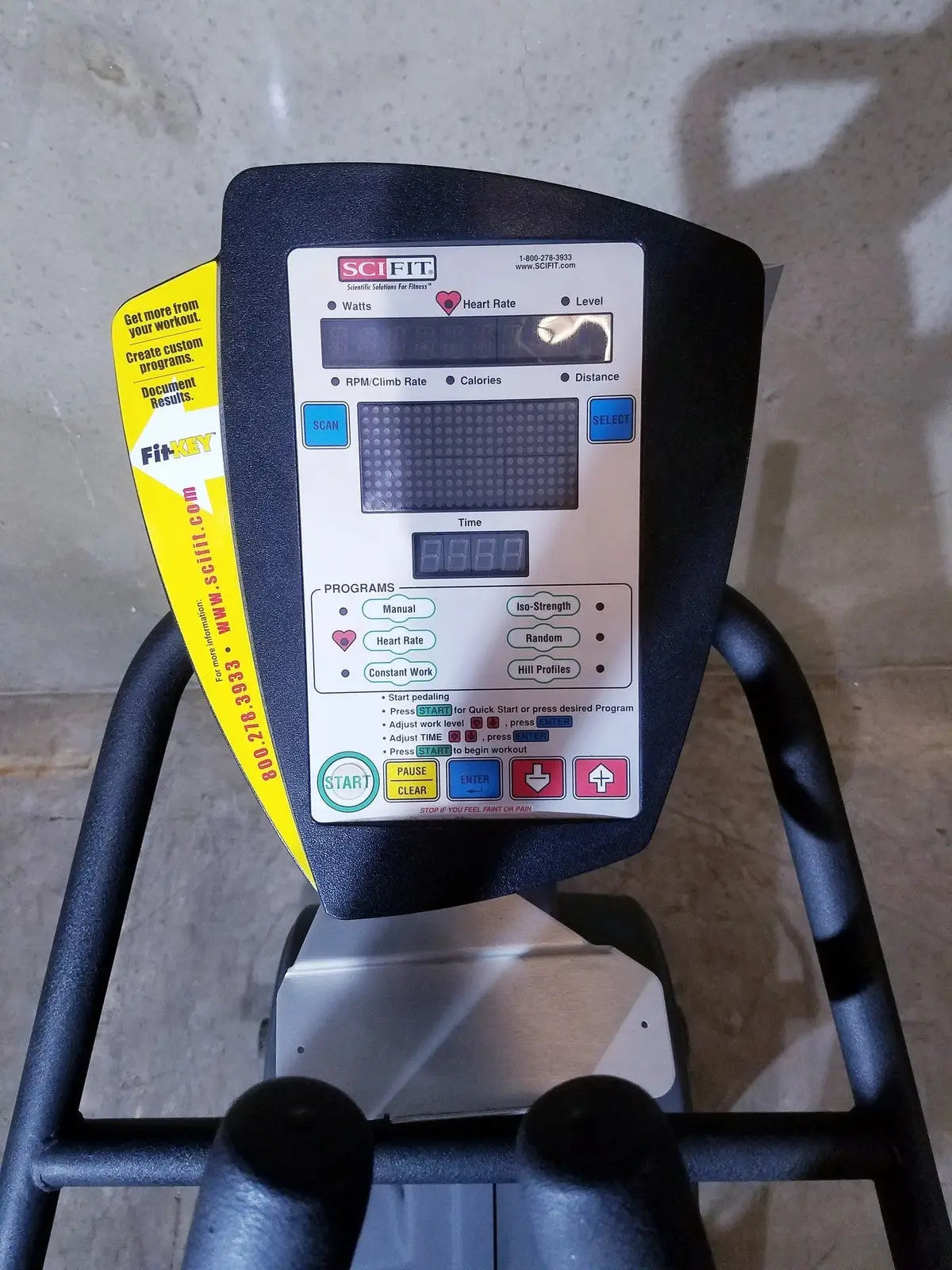 SCIFIT Elliptical Crosstrainer Commercial Gym Cardio Exercise Machine SXT7000 Elliptical Crosstrainer, second-hand product photo 7