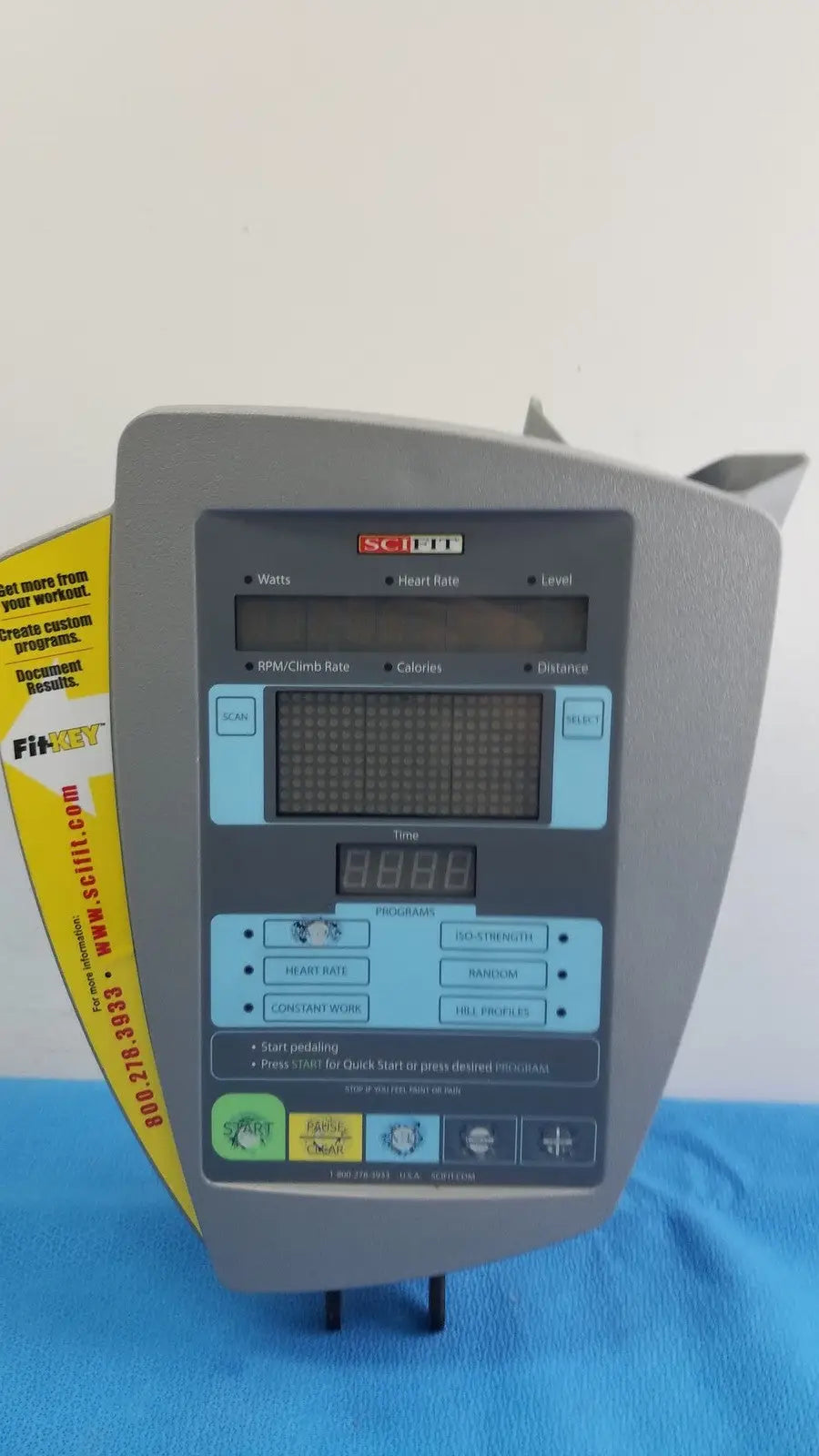 Reuse Medical SciFit REX7000 Recumbent Elliptical Display Console Assembly LCD-EN-60601-01 Other Medical & Lab Equipment, second-hand product photo 1