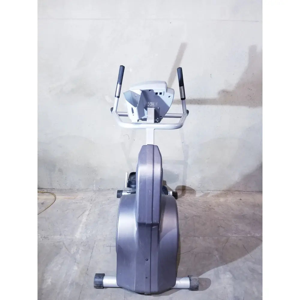 Gray and white scifit sx7000 elliptical commercial lower body trainer with sleek modern design and self-powered feature