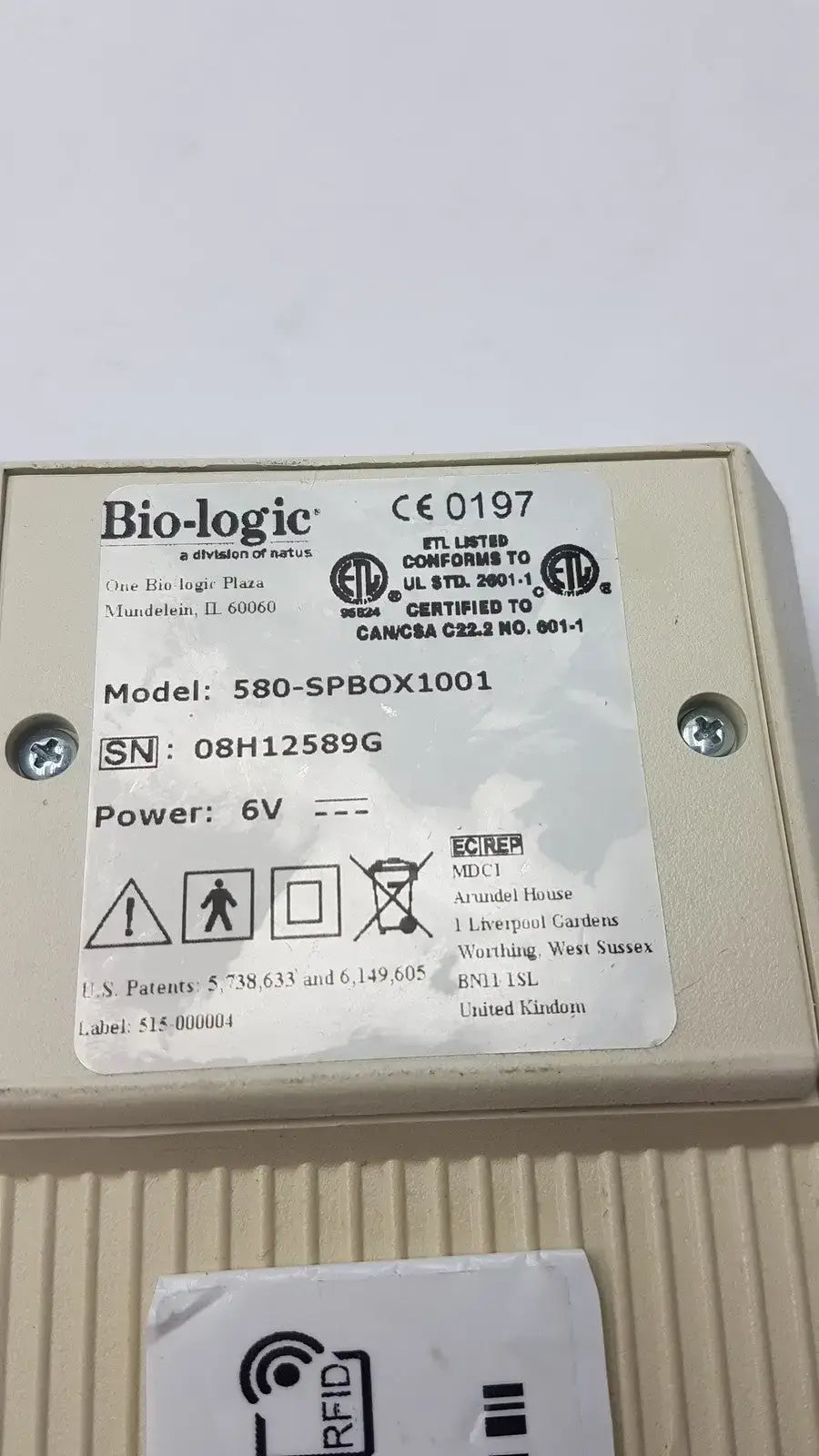 Bio-Logic Scout Sport Bio-Logic 580-SPBOX1001 Otoacoustic Emissions (OAE) System, second-hand product photo 7