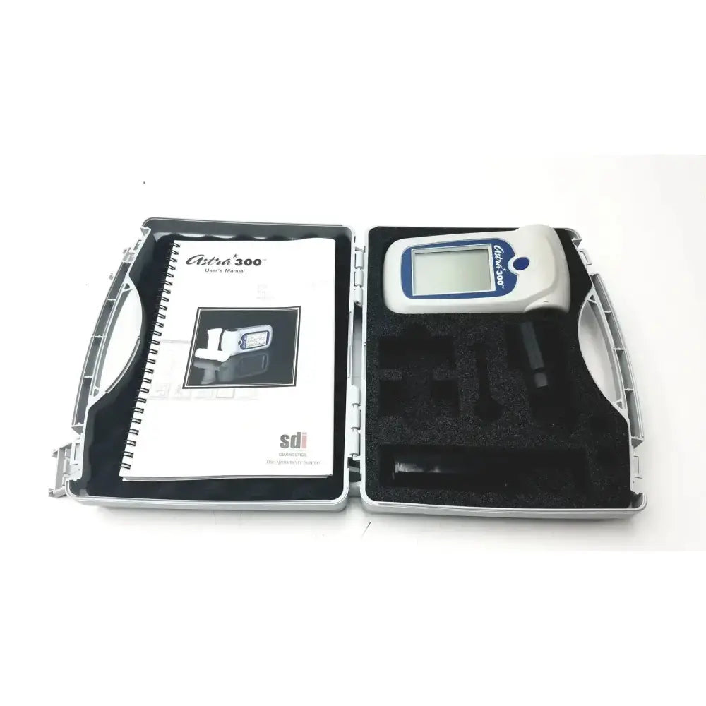 SDI-Astra 300 Spirometer-Pulmonary With Manual - Untested Spirometer, as-is (for parts) product photo 1