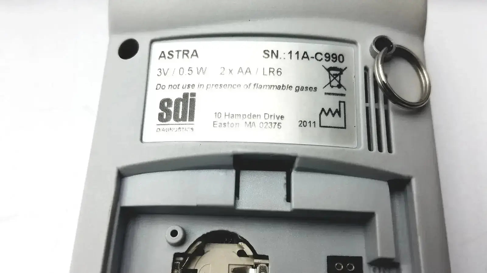 SDI-Astra 300 Spirometer-Pulmonary With Manual - Untested Spirometer, as-is (for parts) product photo 6