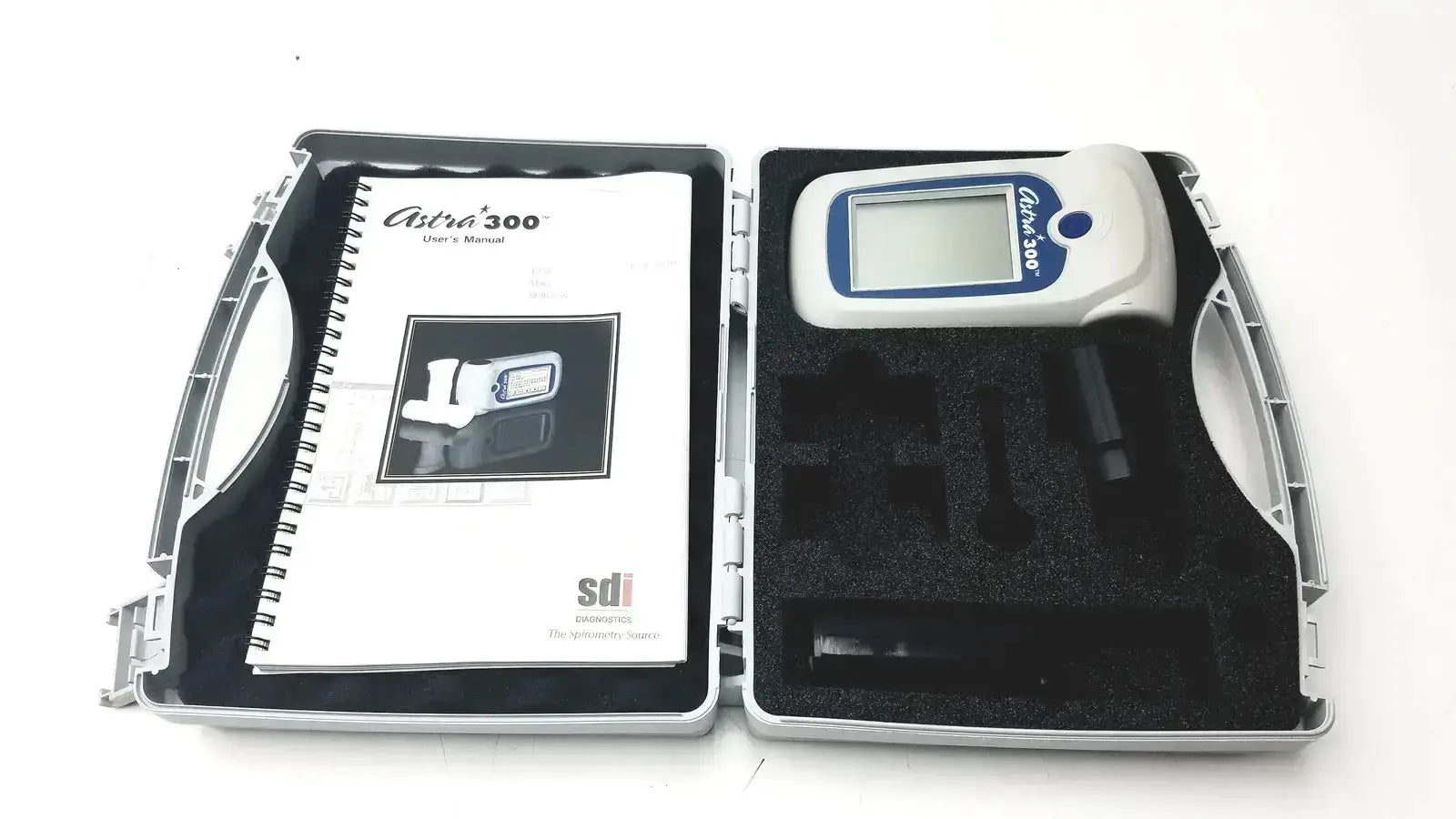 SDI-Astra 300 Spirometer-Pulmonary With Manual - Untested Spirometer, as-is (for parts) product photo 1