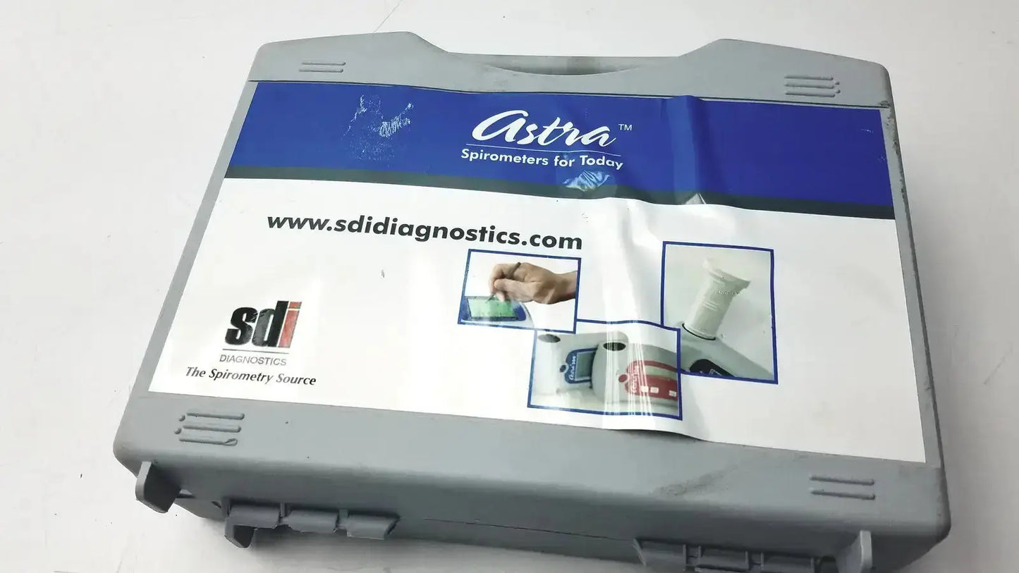 SDI-Astra 300 Spirometer-Pulmonary With Manual - Untested Spirometer, as-is (for parts) product photo 11