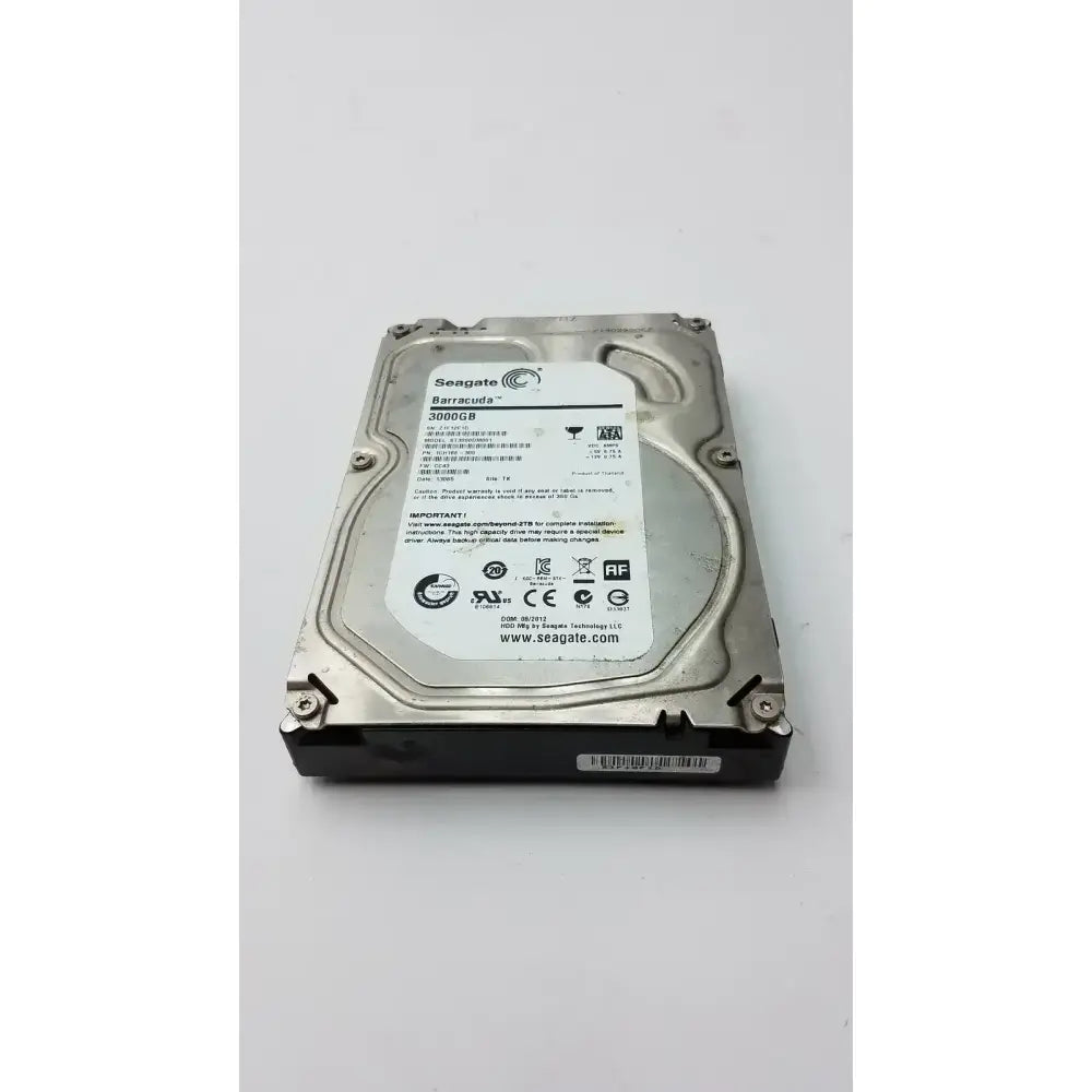 Seagate Barracuda 3TB 7200RPM 3.5" SATA HDD ST3000DM001 9YN166 Desktop Drive Internal Hard Drive, as-is (for parts) product photo 7