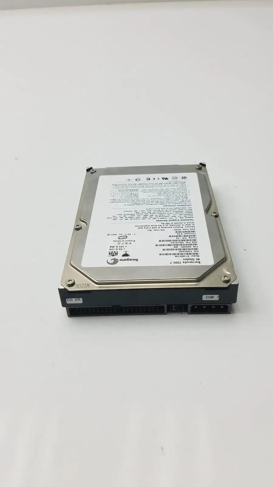 Seagate ST340014A Barracuda 40GB 7200RPM PATA IDE 3.5" Internal Hard Disk Drive Internal Hard Drive, second-hand product photo 4