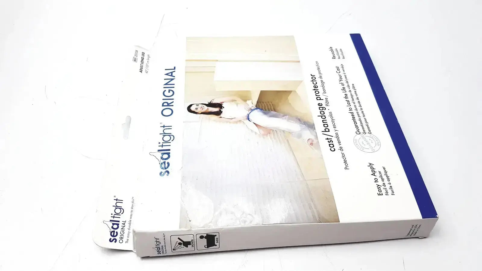 SEAL-TIGHT Seal Tight Original Cast Bandage Protector Reusable Adult LONG Leg 42" Cast Protector, new product photo 5