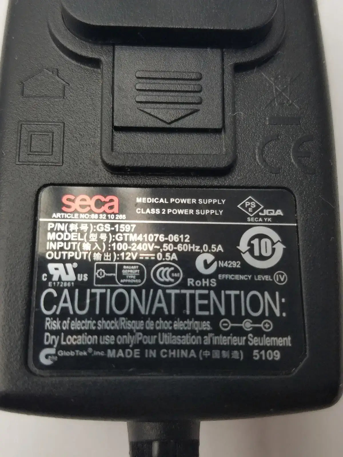 Seca GTM41076-0612 Medical Power Supply Power Supply, second-hand product photo 5
