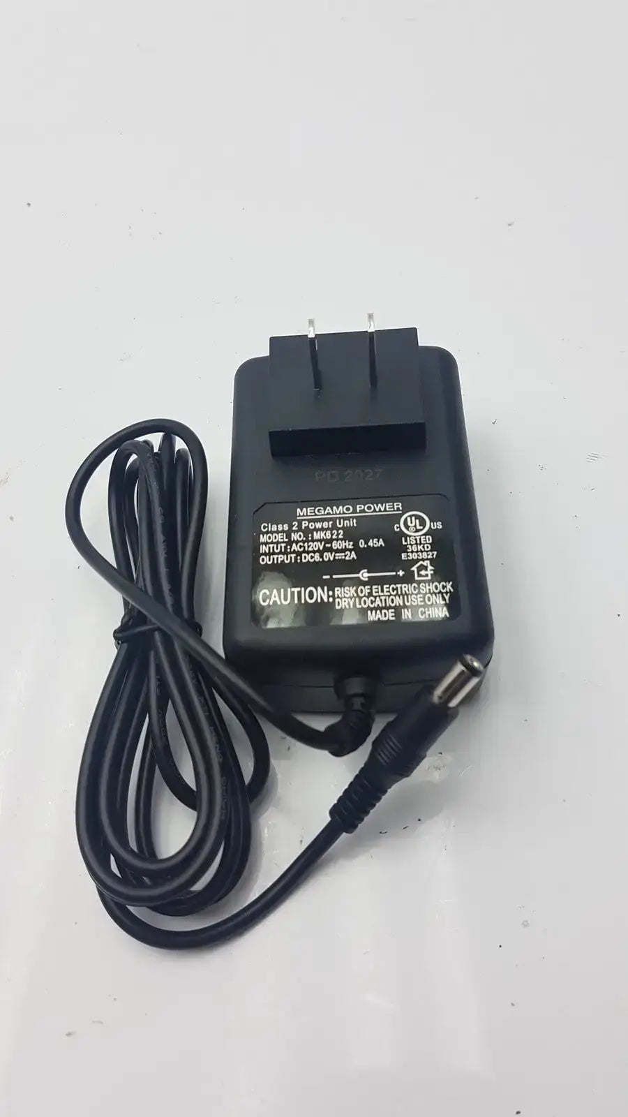 Megamo Sega Genesis AC Class 2 Power Supply Adapter MK-2103 Power Supply Adapter, second-hand product photo 4