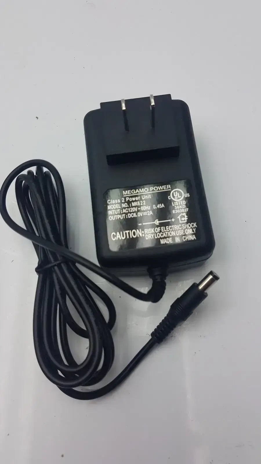 Megamo Sega Genesis AC Class 2 Power Supply Adapter MK-2103 Power Supply Adapter, second-hand product photo 2