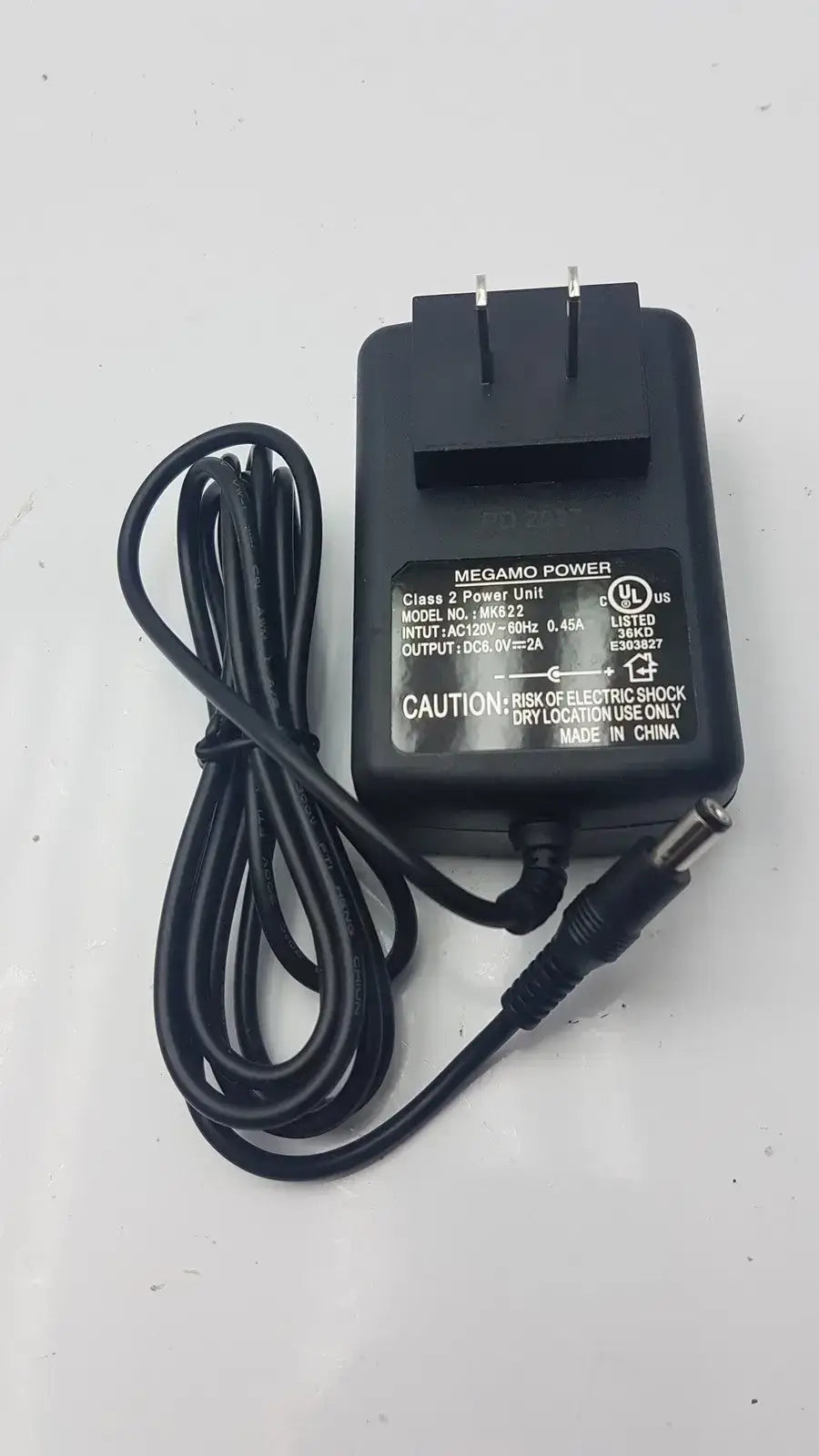 Megamo Sega Genesis AC Class 2 Power Supply Adapter MK-2103 Power Supply Adapter, second-hand product photo 6